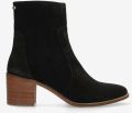 Fred de la Bretoniere Heeled Enkellaarzen Lizza Basy Black Dames Laarzen - Zwart