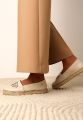 Fred de la Bretoniere MIili Lily B leren espadrilles beige - Beige