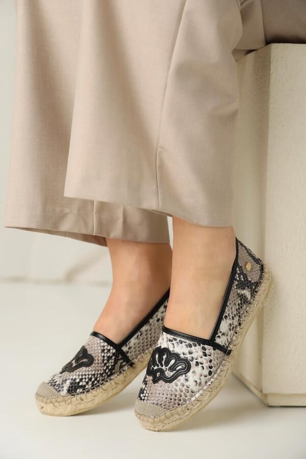 FRED DE LA BRETONIERE Espadrilles Dames Mili Lily Leer Beige - Foto 7