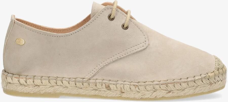 Fred de la bretoniere Mili Luna espadrille Suède Taupe