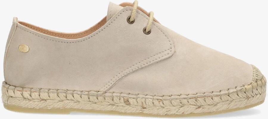 Fred de la bretoniere Mili Luna espadrille Suède Taupe