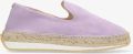 Fred de la Bretoniere Suede Nola LOA Espadrilles Purple Dames - Paars
