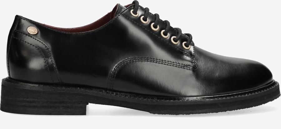 FRED DE LA BRETONIERE Veterschoenen Dames Paris Edor Lace-up Leer Zwart - Foto 7