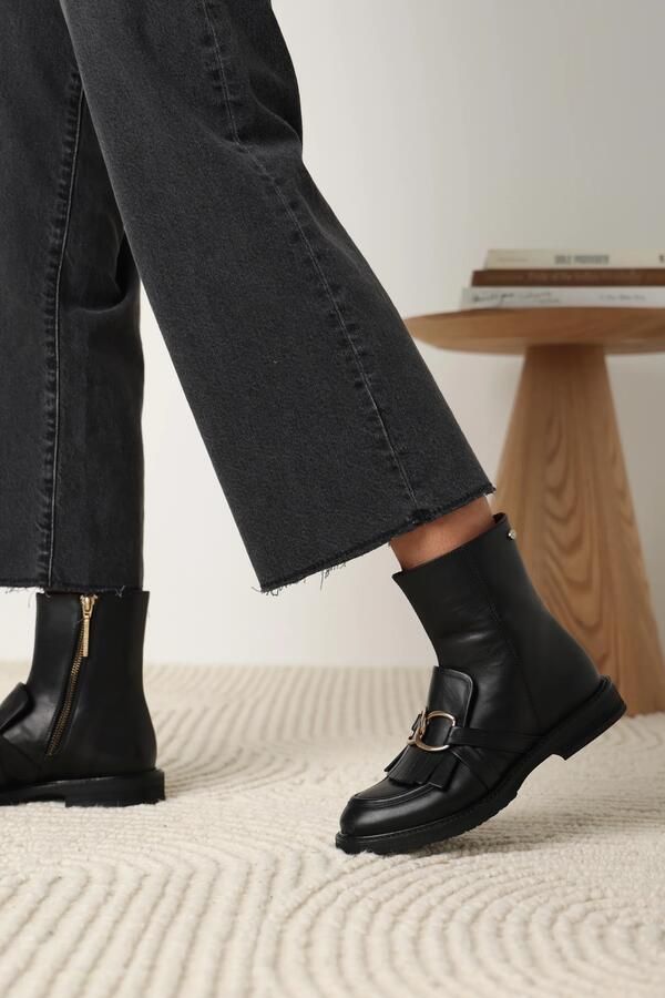 FRED DE LA BRETONIERE Enkelboots Dames Paris Hay Maat: 40 Materiaal: Leer Kleur: Zwart - Foto 3