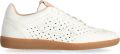 FRED DE LA BRETONIERE Lage Sneakers Dames Pearl Raffi Leer Wit - Wit