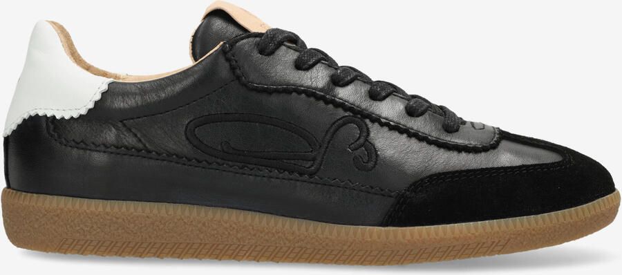 FRED DE LA BRETONIERE Lage Sneakers Dames Pearl Sign Maat: 40 Materiaal: Leer Kleur: Zwart - Foto 3