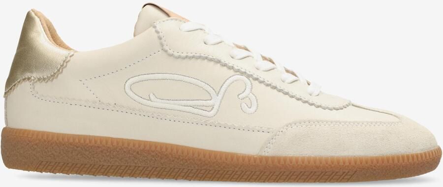 FRED DE LA BRETONIERE Lage Sneakers Dames Pearl Sign Maat: 38 Materiaal: Leer Kleur: Beige - Foto 11