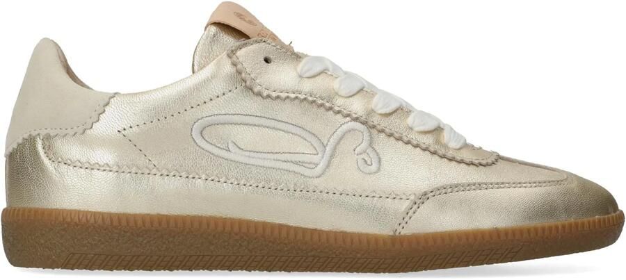 Fred de la bretoniere Pearl Sign sneaker Metallic Lichtgoud