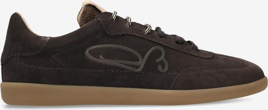 FRED DE LA BRETONIERE Lage Sneakers Dames Pepper Sign Maat: 37 Materiaal: Suède Kleur: Bruin - Foto 2