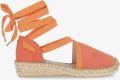 FRED DE LA BRETONIERE Espadrilles Dames Romi Luz Suède Roze - Grijs