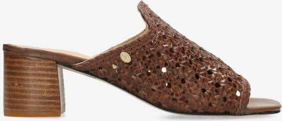 Fred de la Bretoniere Heeled Sandalen Elicia Mule Cognac