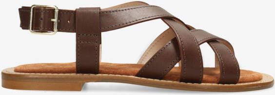 Fred de la Bretoniere Sandalen Nikkie Donker Brown