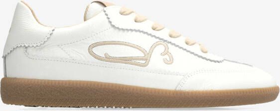 FRED DE LA BRETONIERE Lage Sneakers Dames Pearl Sign Maat: 36 Materiaal: Leer Kleur: Wit - Foto 3