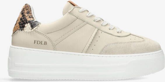 FRED DE LA BRETONIERE Lage Sneakers Dames Vajen Babs Maat: 38 Materiaal: Leer Kleur: Beige - Foto 4