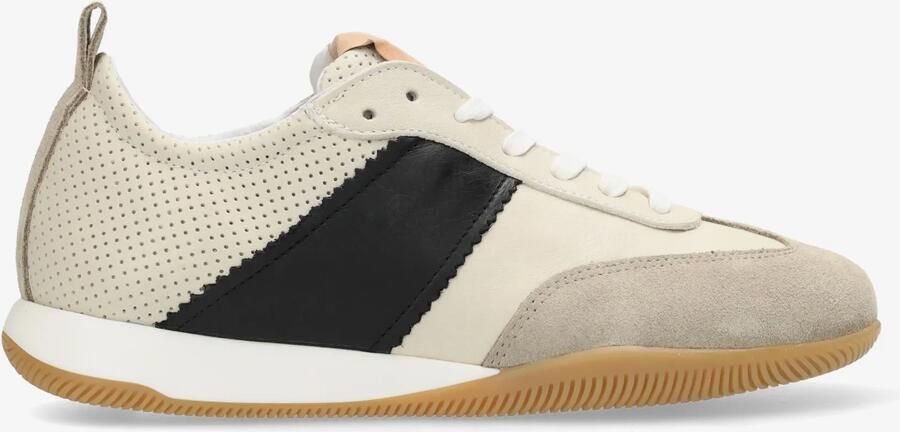 Fred de la bretoniere Soren Loa sneaker Leer Gebroken wit