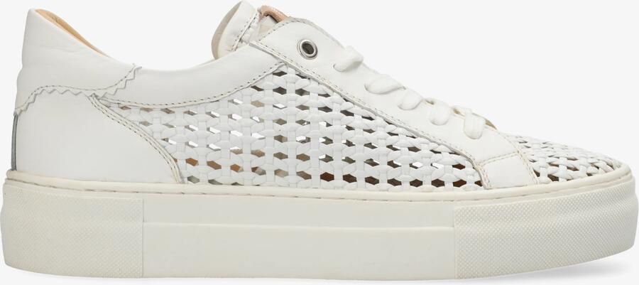 Fred de la bretoniere Storm Isa sneaker geweven Wit