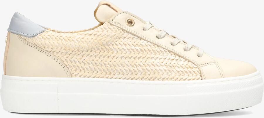 Fred de la bretoniere Storm Luca sneaker raffia beige blauw - Foto 2