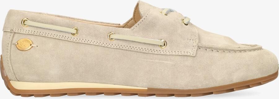 Fred de la Bretoniere Uta Mocca Mocassins Dames Instappers Beige - Foto 7