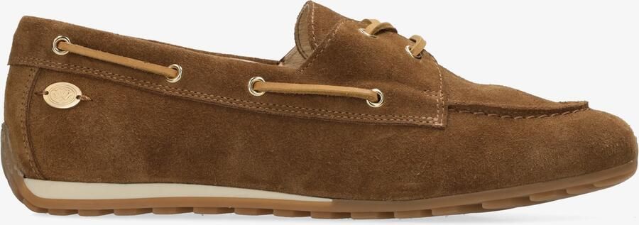 Fred de la Bretoniere Uta Mocca Mocassins Dames Instappers Bruin - Foto 6