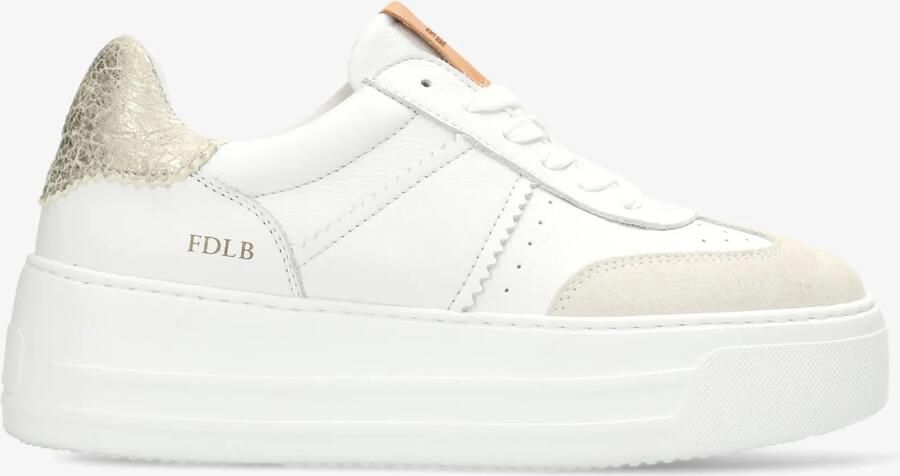 FRED DE LA BRETONIERE Lage Sneakers Dames Vajen Babs Maat: 36 Materiaal: Leer Kleur: Wit - Foto 3