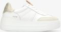 FRED DE LA BRETONIERE Lage Sneakers Dames Vajen Babs Leer Wit - Wit