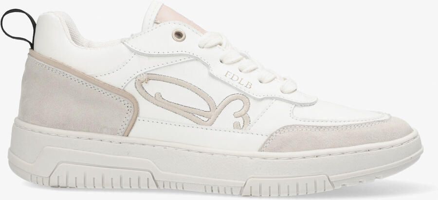 Fred de la bretoniere Yara Leo sneaker Leer Gebroken wit - Foto 3