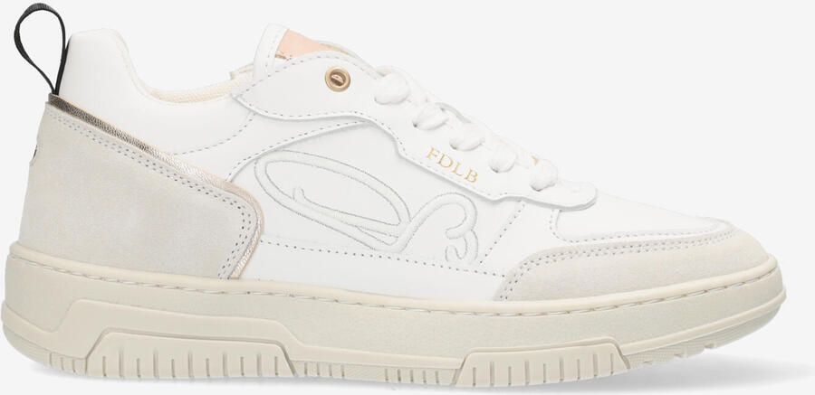 FRED DE LA BRETONIERE Lage Sneakers Dames Yara Leo Maat: 42 Materiaal: Leer Kleur: Wit - Foto 3