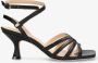 Fred de la Bretoniere 163010153 Sandalen Dames Zwart - Thumbnail 2