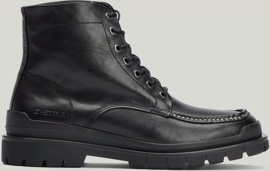 G-Star RAW Blake Moc Mid Lea Laarzen Zwart Heren - Foto 5