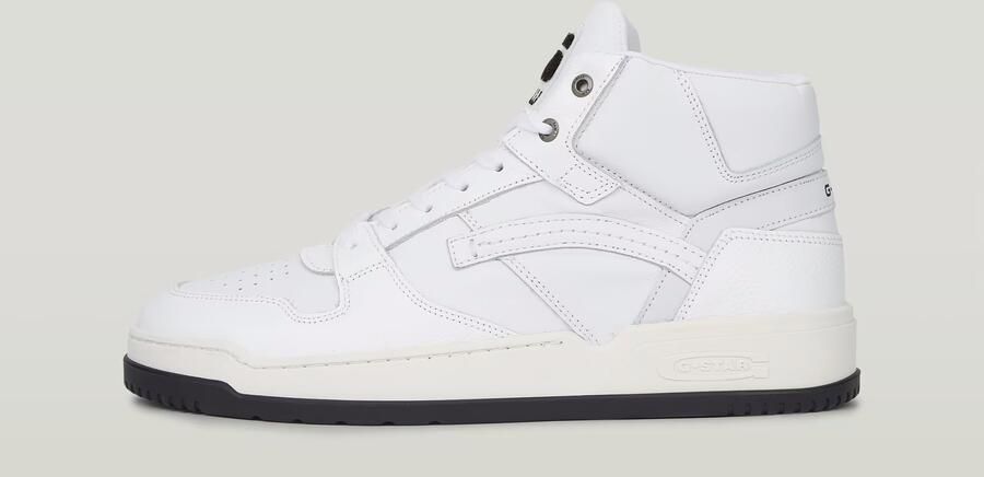 G-Star RAW Grid Mid Lea Sneakers Wit Heren