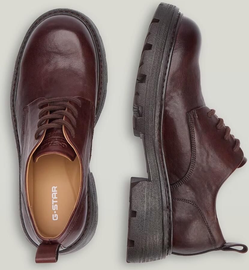 G-Star RAW Hove Derby Lace-Up Veterschoen Bruin Heren - Foto 3
