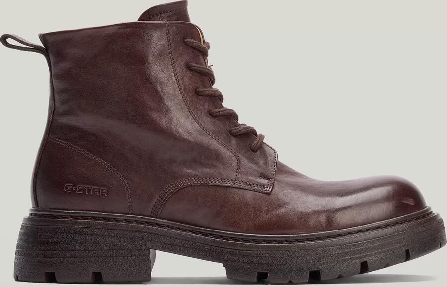 G-Star RAW Hove Mid Lea Laarzen Bruin Heren - Foto 4