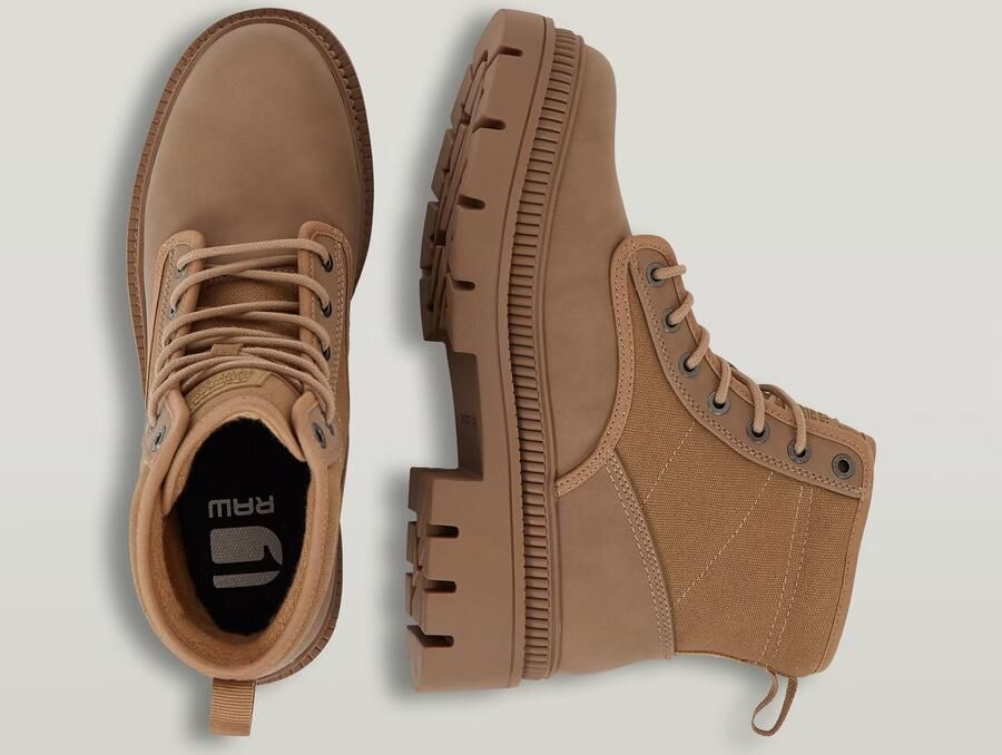 G-Star RAW Huntington Mid Biker Boots Bruin Dames - Foto 4