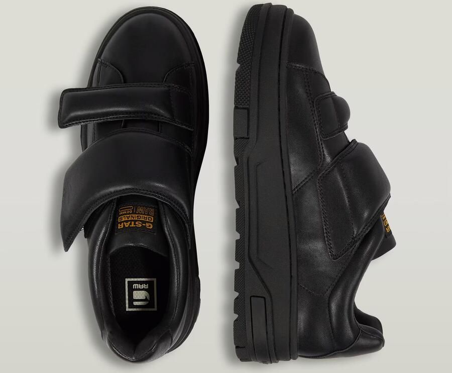 G-Star RAW Lhana II Velcro Leder Sneakers Zwart Dames - Foto 3