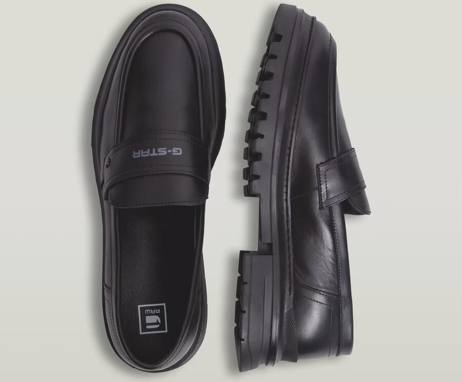 G-Star RAW Millery Loafer Leer Zwart Heren - Foto 2