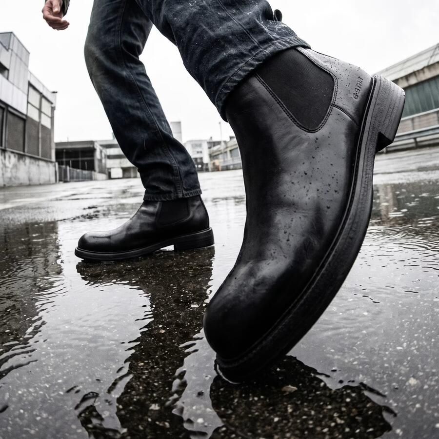 G-Star RAW Portsmith Chelsea Boots Zwart Heren - Foto 2