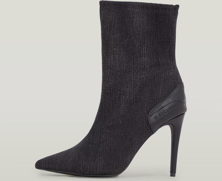 G-Star RAW Stray Boots Mid Zwart Dames
