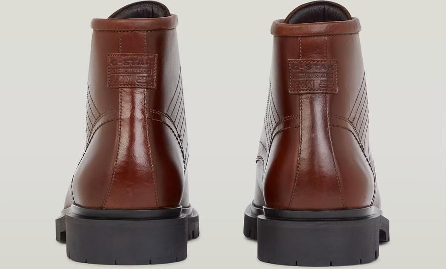 G-Star RAW Tyler Boot Mid MOQ Lea Rood Heren - Foto 3
