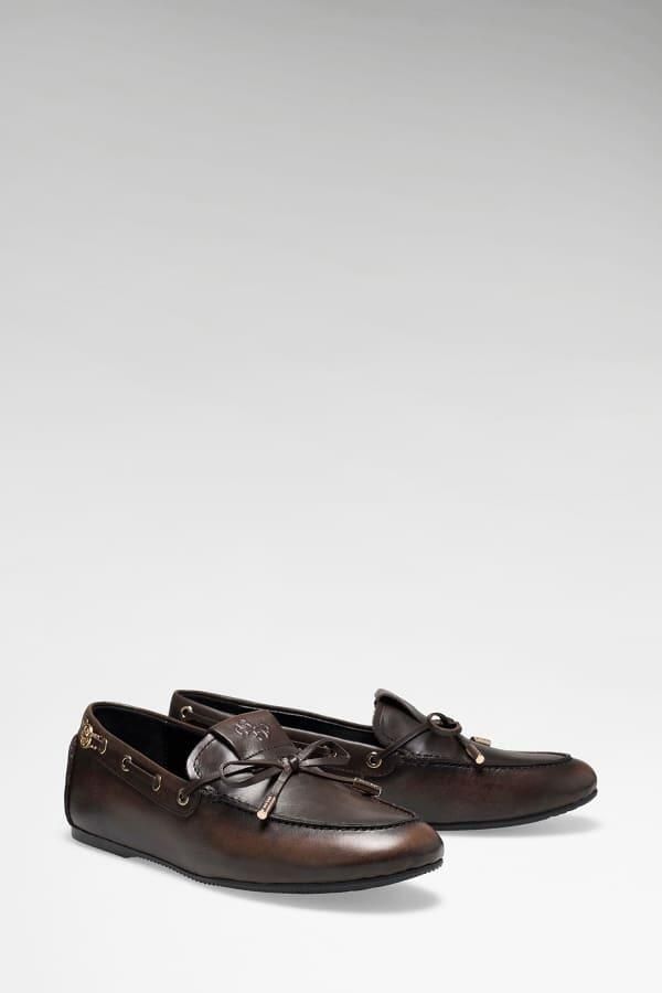 Guess Aisha Echtleren Mocassin