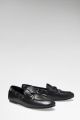 Guess Aisha Echtleren Mocassin - Zwart