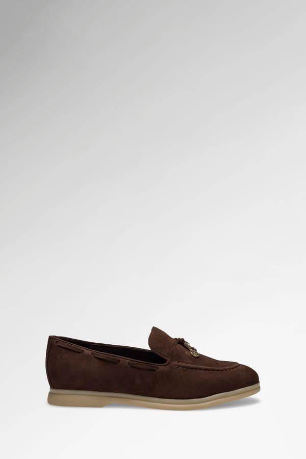 GUESS Dames Mocassin Bruin FLTNAI-SUE14 BROWN Aryanai - Foto 20
