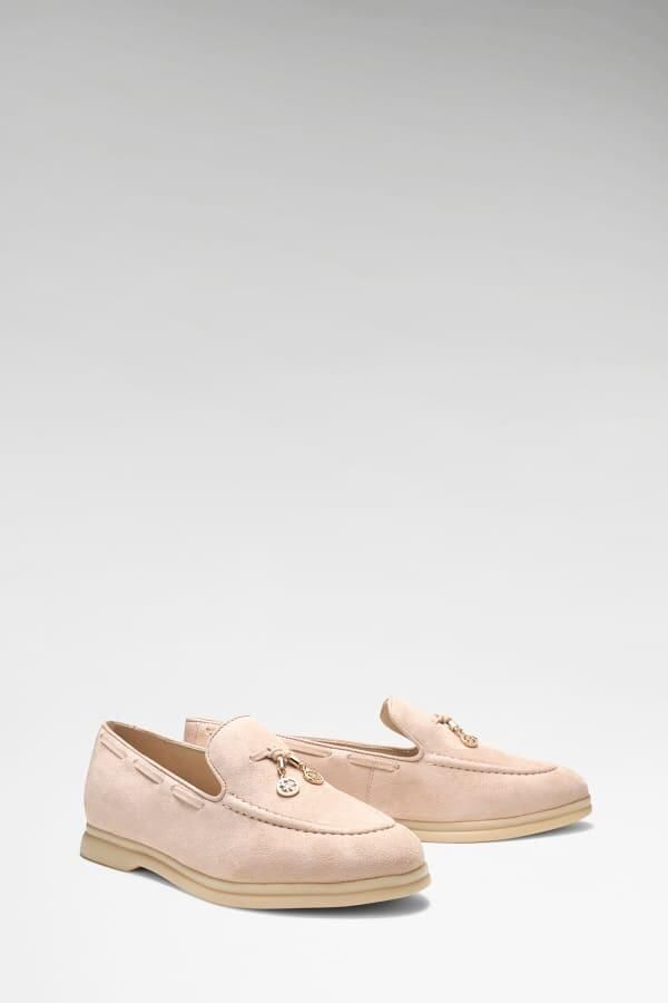 GUESS Dames Mocassin Bruin FLTNAI-SUE14 NUDE Aryanai