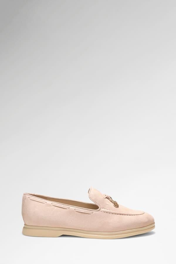 GUESS Dames Mocassin Bruin FLTNAI-SUE14 NUDE Aryanai - Foto 5