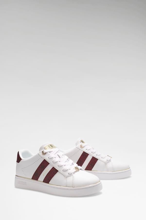 Guess Barlie Fux Leren Sneakers