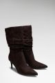 Guess Caralee Laarzen Van Echt Leer - Bruin