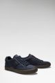 Guess Cribe Sneakers Van Imitatieleer - Blauw