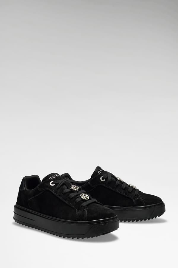 Guess Duena Echtleren Sneakers - Foto 6
