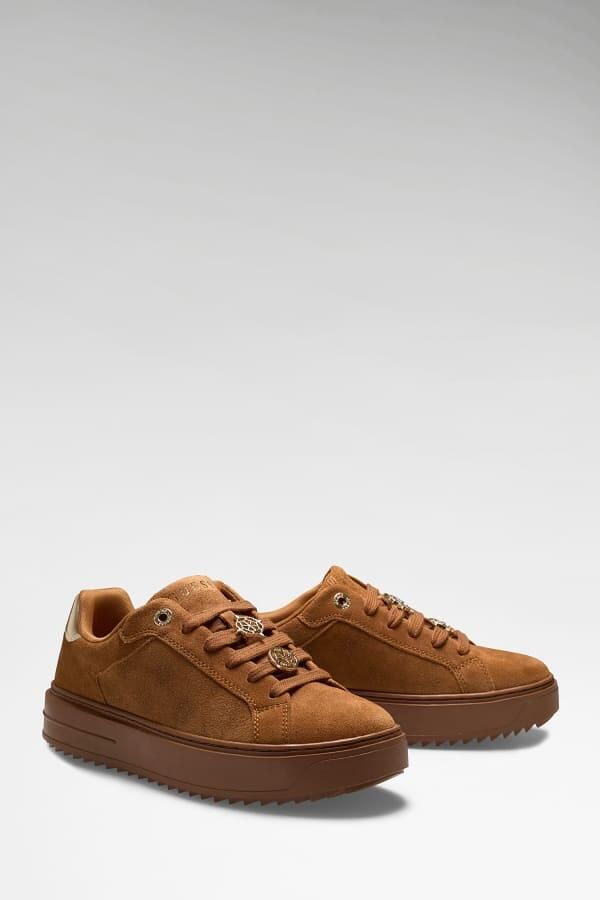 Guess Duena Echtleren Sneakers - Foto 3