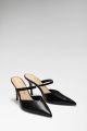 Guess Echte Leren Mule - Zwart