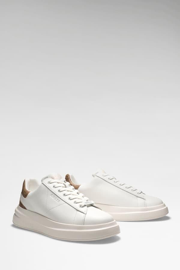 Guess Polyethyleen Sneaker met 4 5 cm Hak White Heren - Foto 2